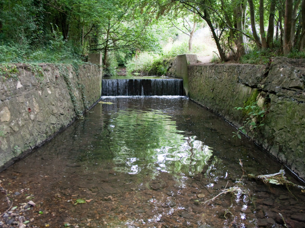 Before: Weir on the Hogsmill