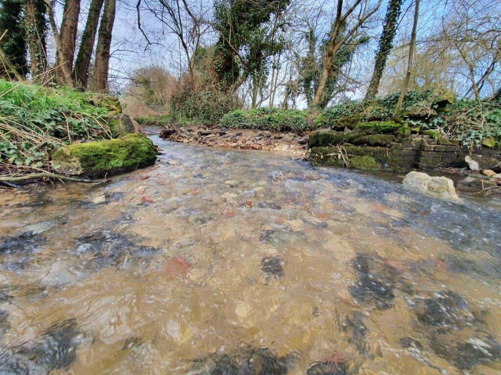 Brasted Lower Weir removed