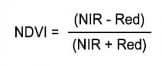 NDVI calculation for GIS