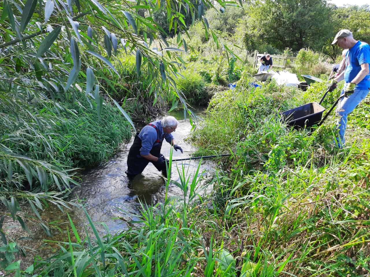 River work at Bassetts Mead