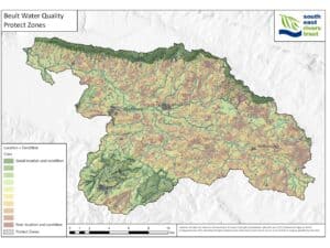 Map of nature protecting the Beult