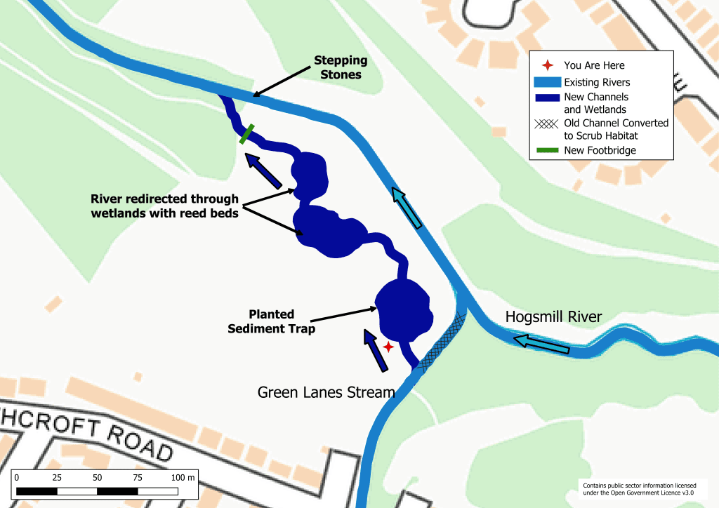 Chamber Mead wetlands design