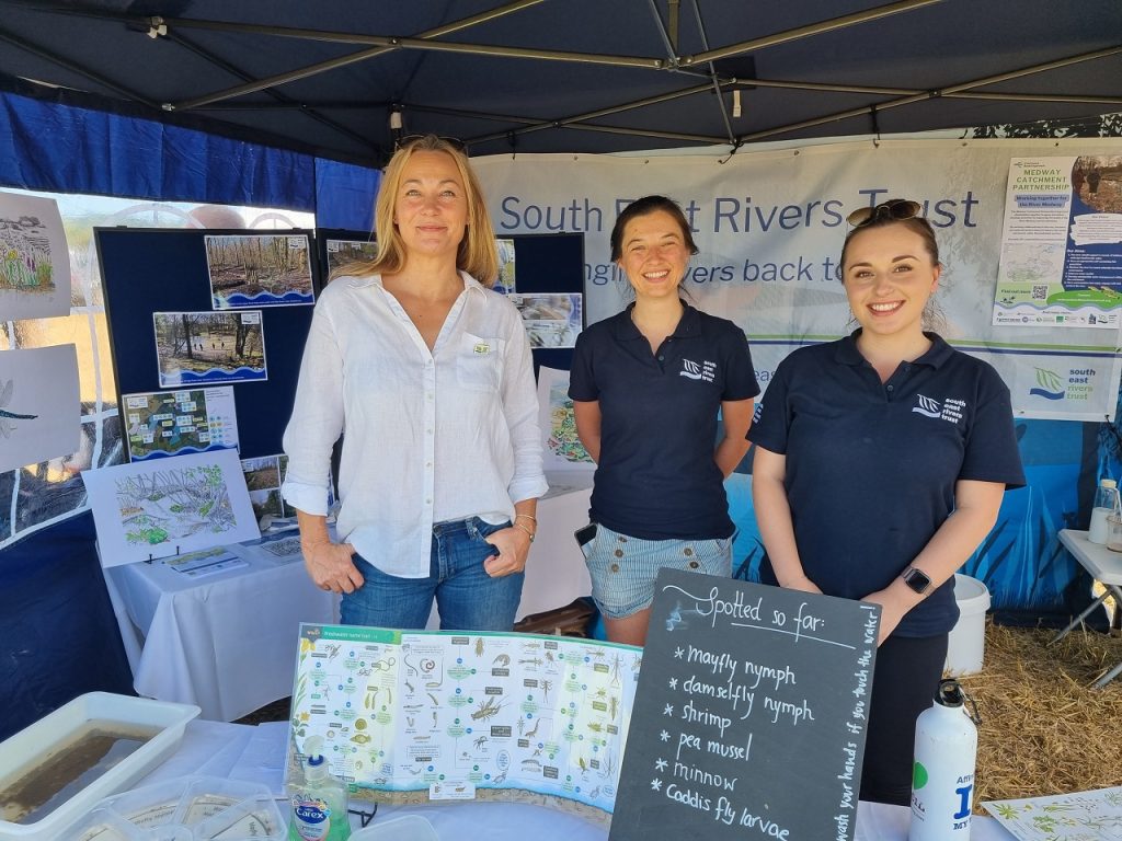 Co-Ceo Hester Liakos with staff at the Weald of Kent Ploughing Match