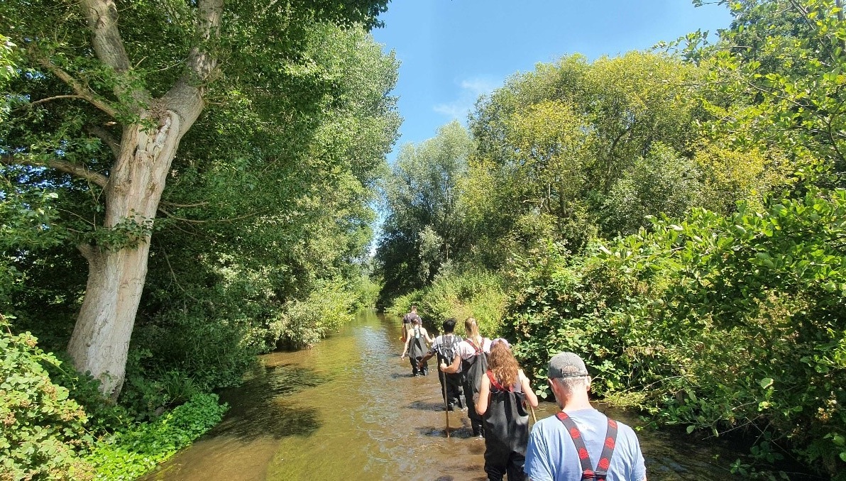 Leading a river walk