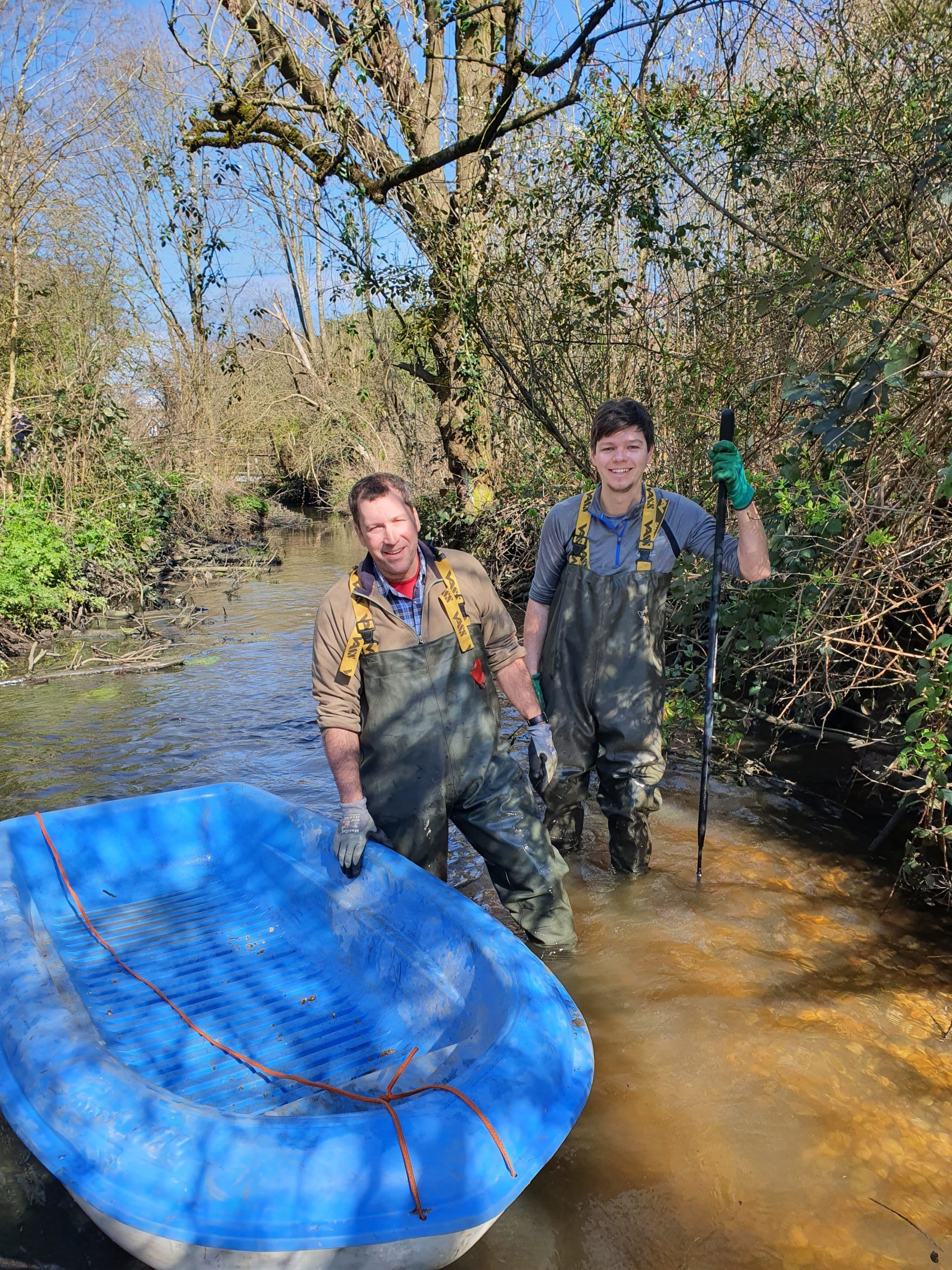 Gravel Seeding Works in Maidenbower, Crawley- River Mole